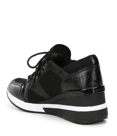 michael kors sneakers rood met wit women|michael kors black sneakers women's.